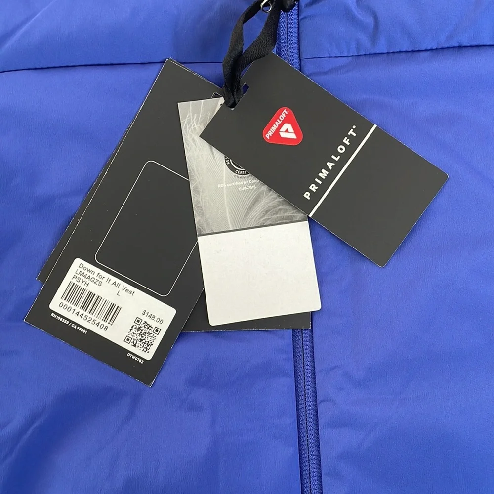 NWT Lululemon Down for It All Vest Psychic Size Large - Picture 5 of 11